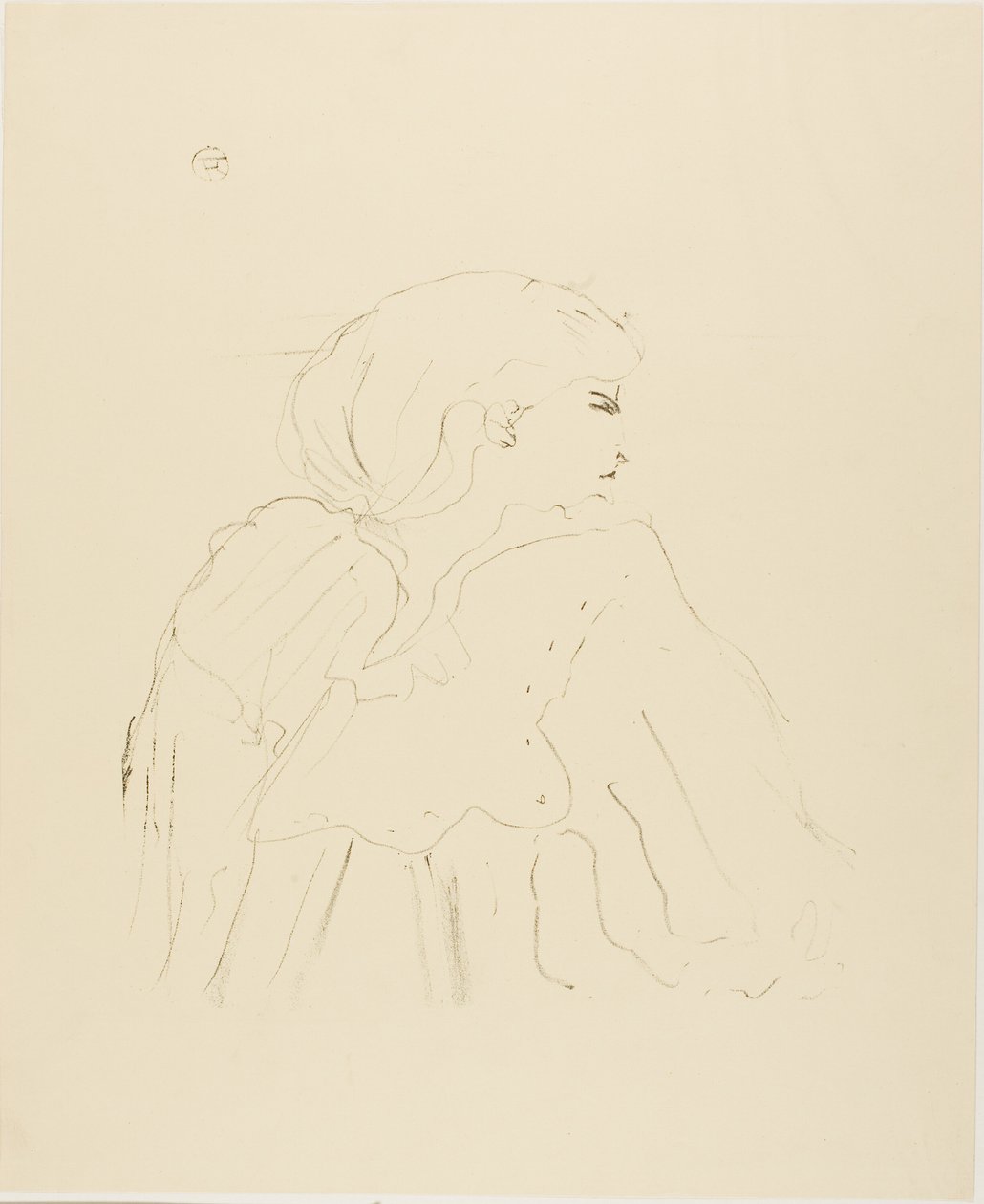 Jane Hading, fra Thirteen Lithographs af Henri de Toulouse Lautrec
