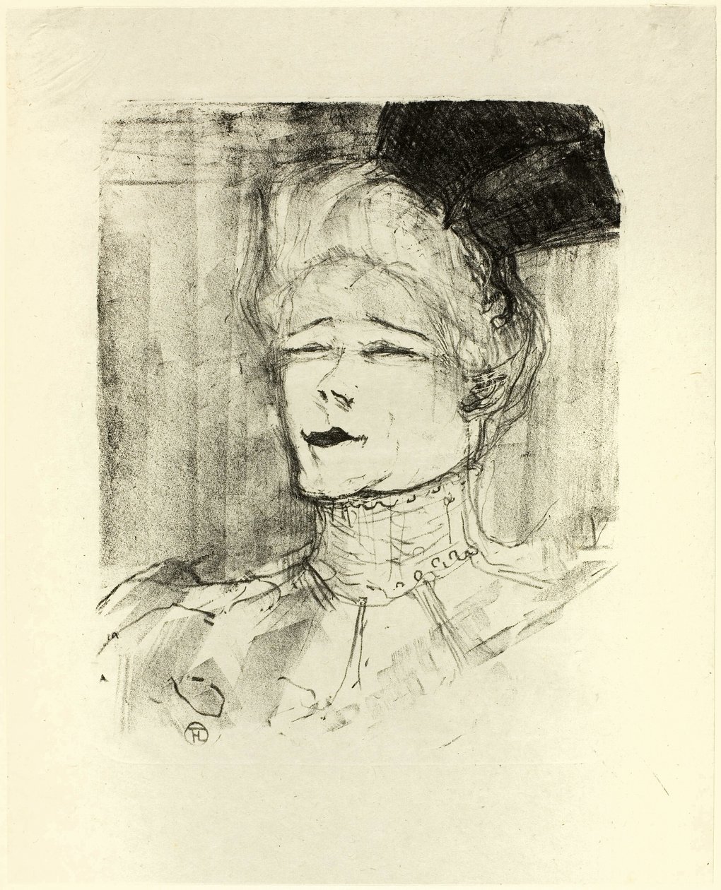 Jeanne Granier, fra Treize Lithographies af Henri de Toulouse Lautrec