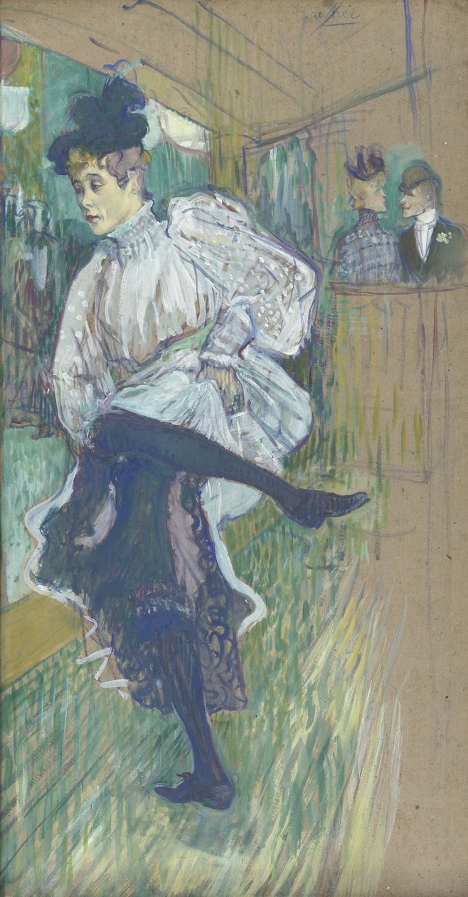 Jeanne April danser af Henri de Toulouse-Lautrec