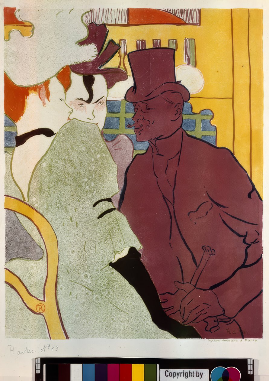 Englænderen ved Moulin Rouge af Henri de Toulouse Lautrec