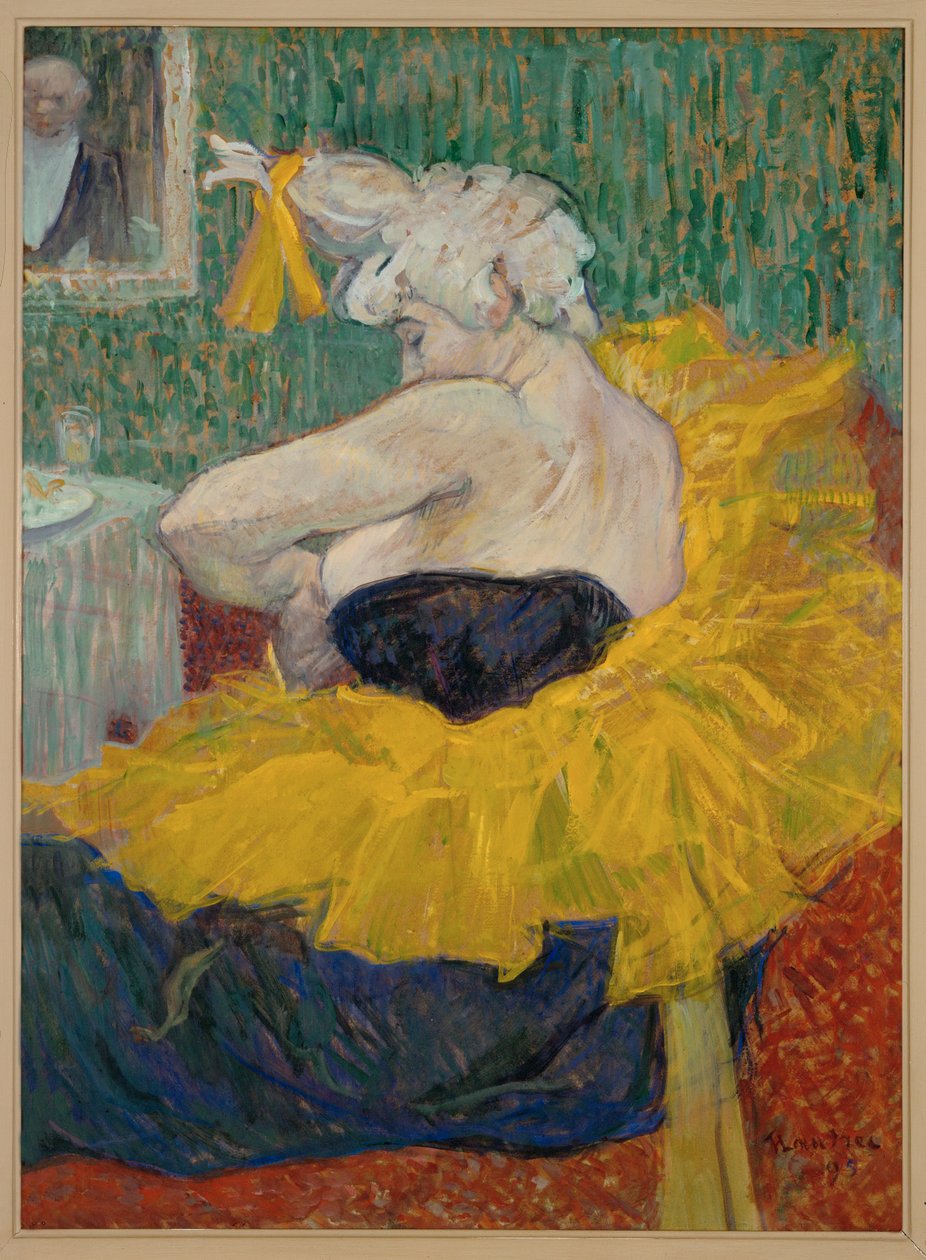 La Clowness Cha-U-Kao, skuespillerinde på Moulin Rouge ... af Henri de Toulouse Lautrec