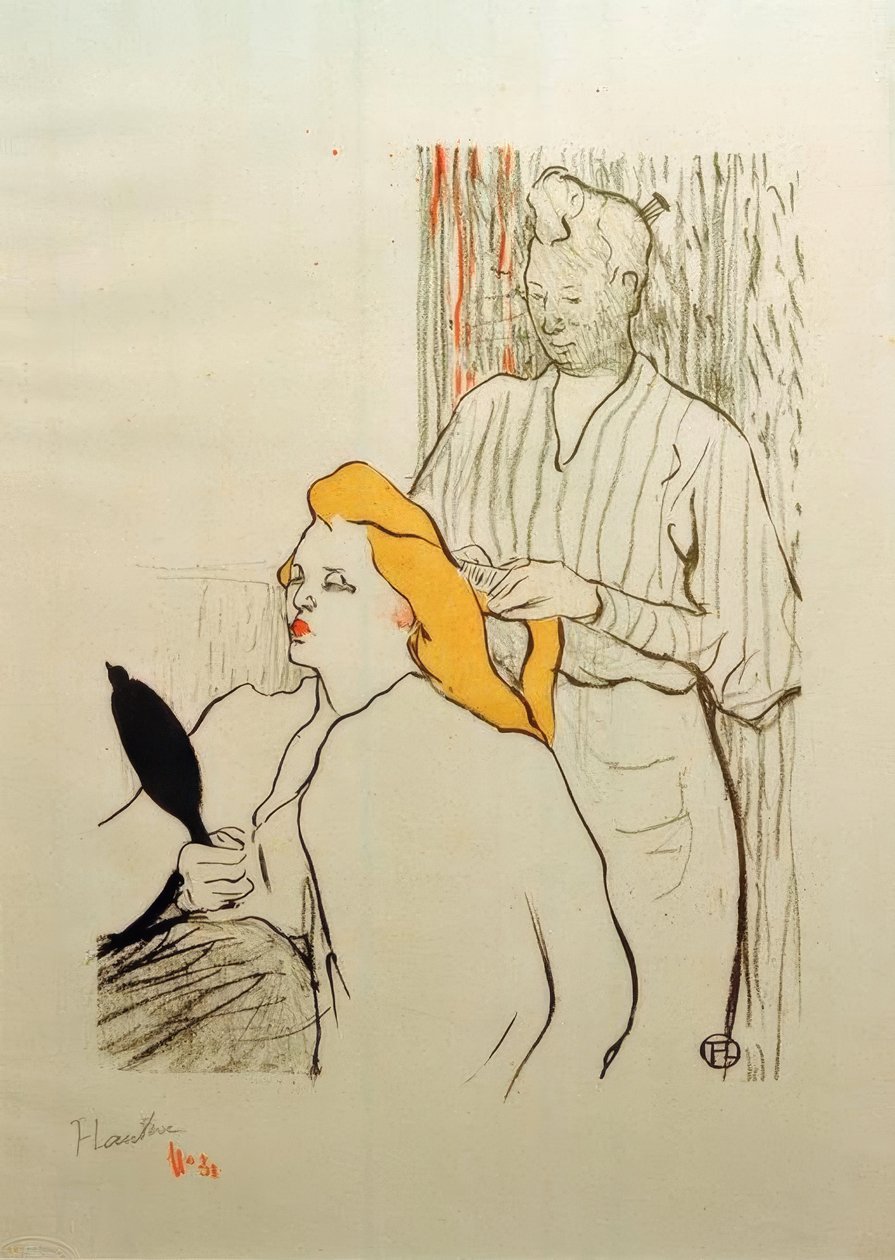 Frisuren af Henri de Toulouse Lautrec