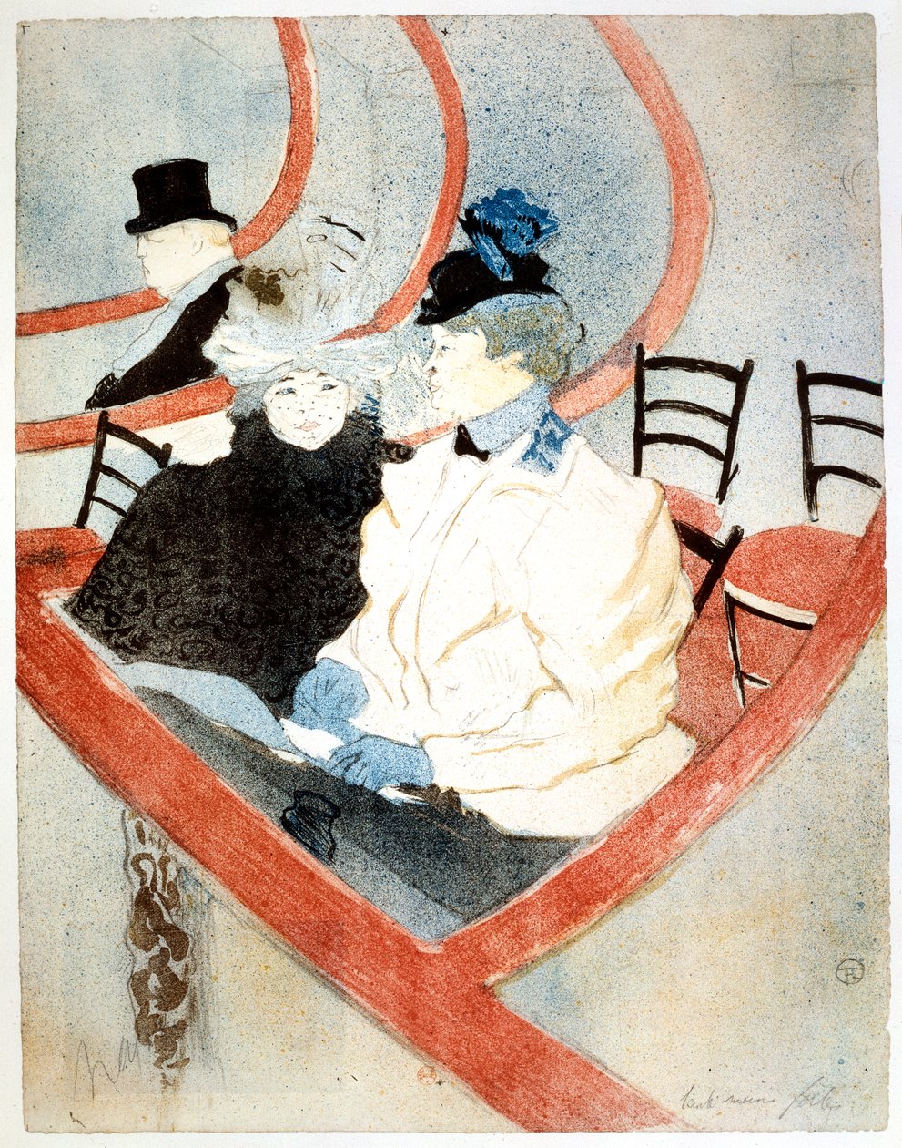 Storlogen The Royal Box, 1896-1897 af Henri de Toulouse Lautrec