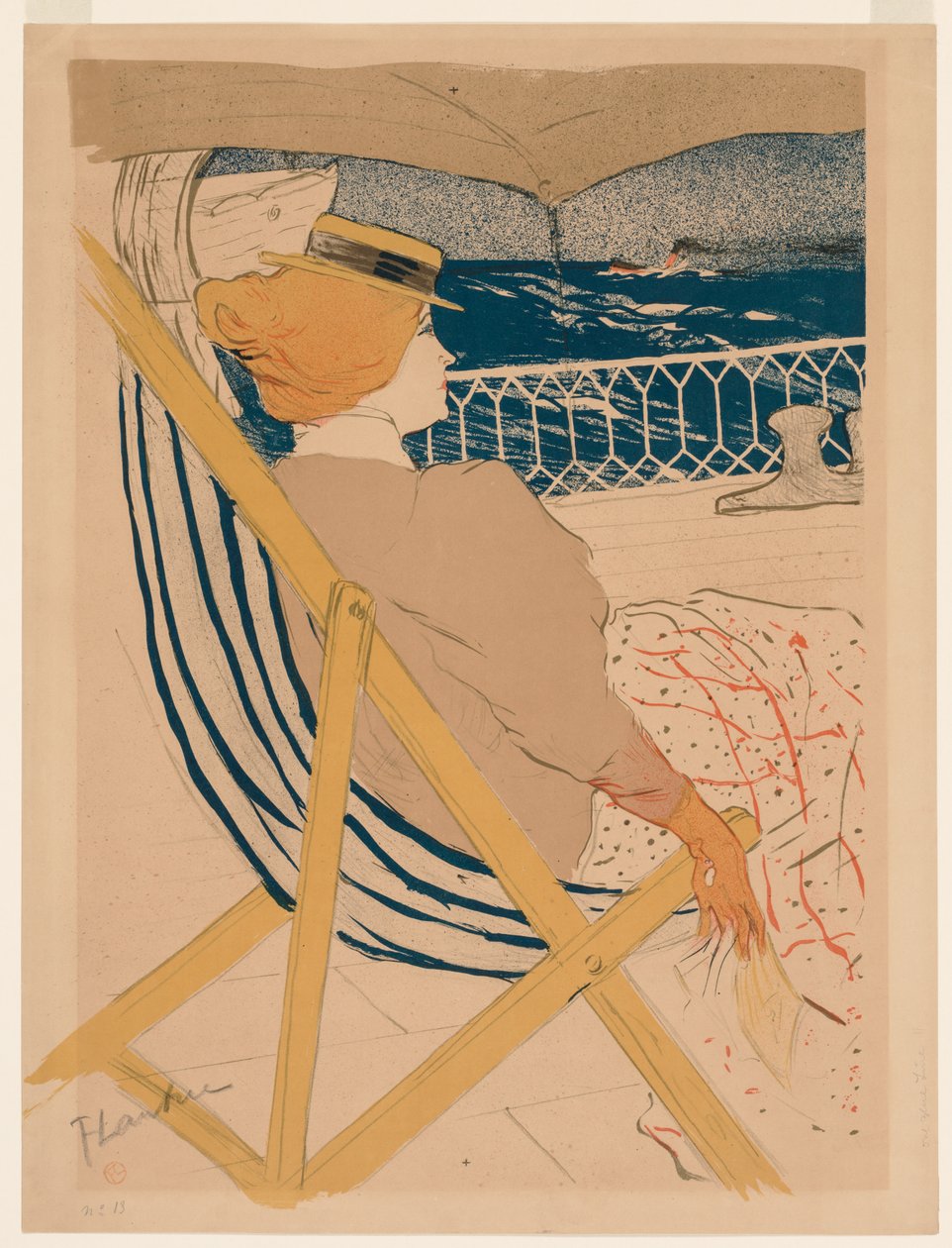 Passageren på 54 af Henri de Toulouse Lautrec