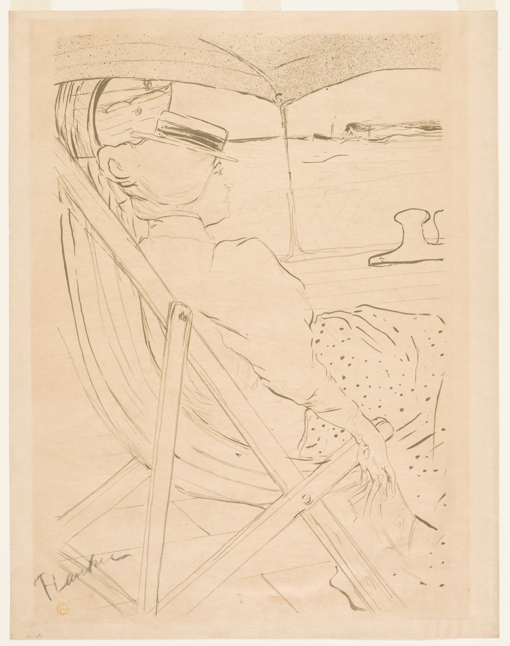 Passageren på 54 af Henri de Toulouse Lautrec