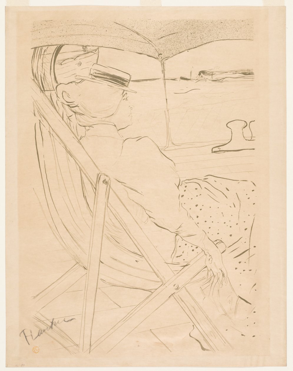 Passageren af ​​54, 1896. af Henri de Toulouse Lautrec