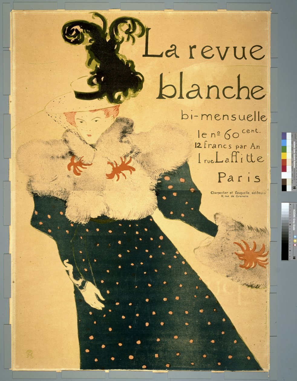 The White Review, 1895 af Henri de Toulouse Lautrec