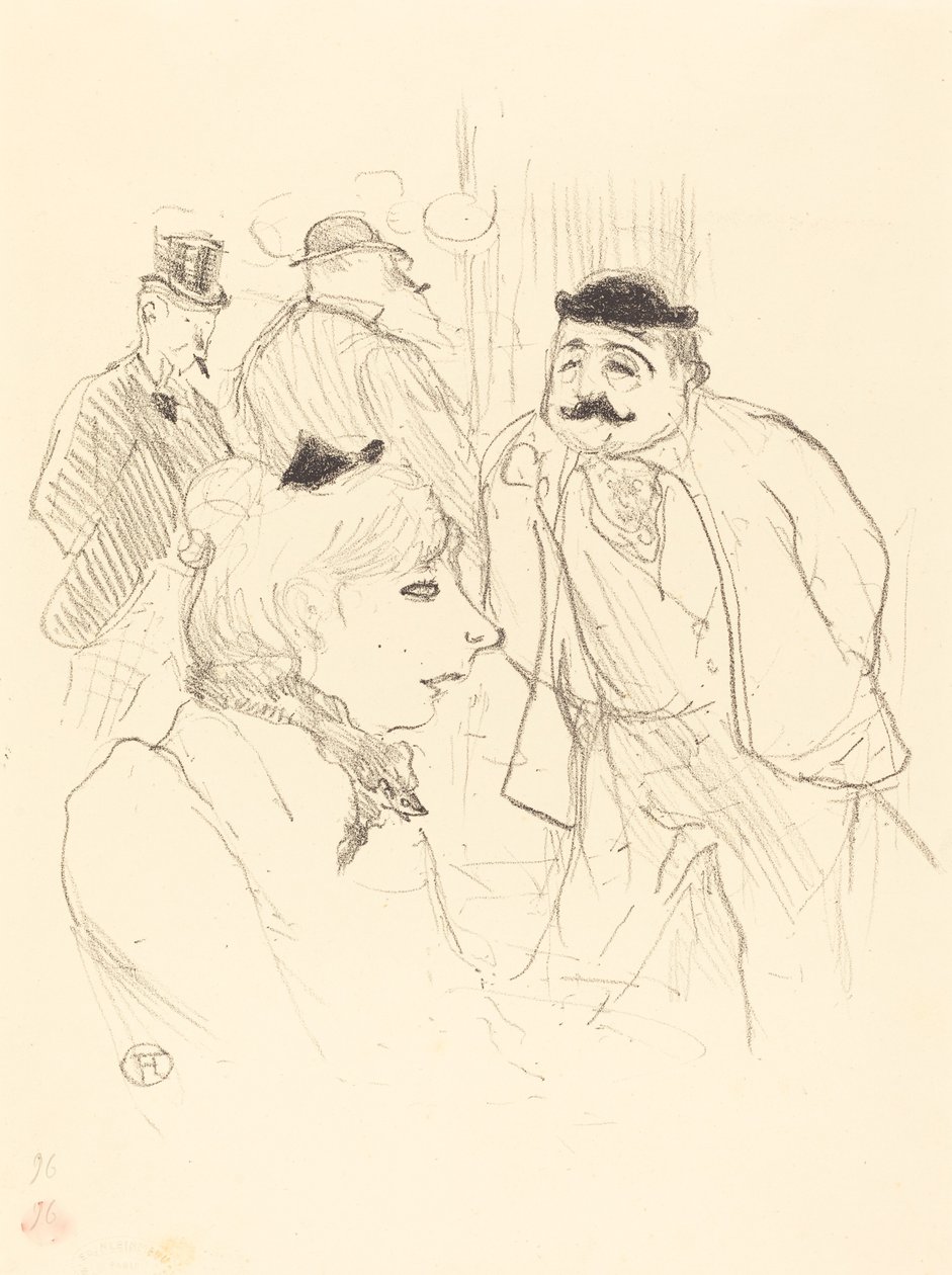Moulin-Rouge-stammen, 1894. af Henri de Toulouse Lautrec