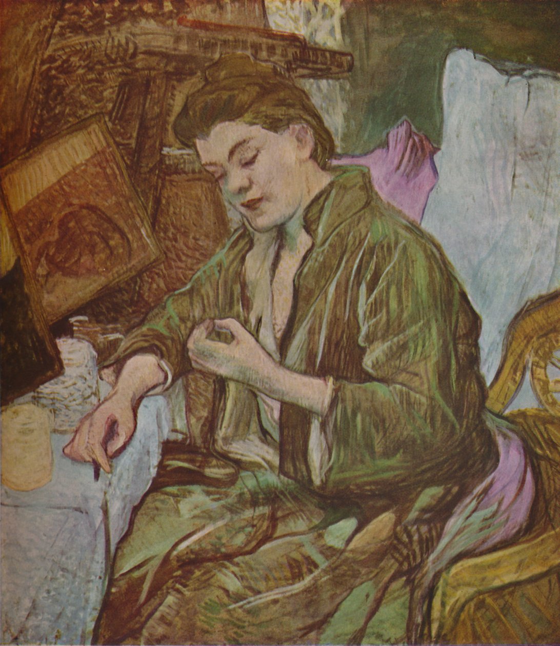 La Toilette, Getting Ready, 1891, 1937. af Henri de Toulouse Lautrec