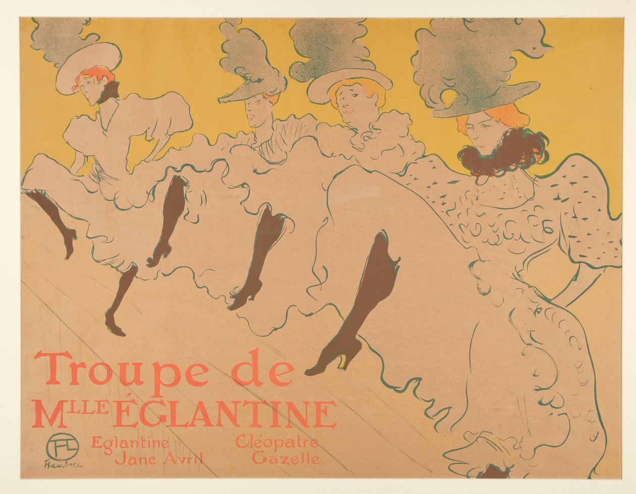 Truppen af ​​Mademoiselle Eglantine (Mademoiselle Eglantine af Henri de Toulouse Lautrec