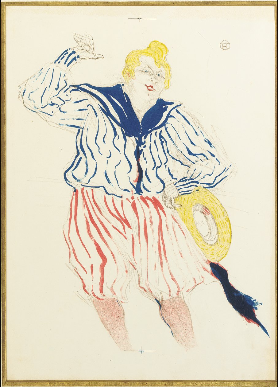 Sømandssangen, på Stjernen, Le Havre af Henri de Toulouse Lautrec