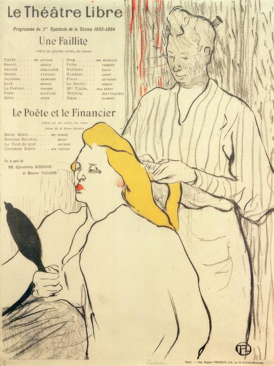 Frisuren af Henri de Toulouse Lautrec