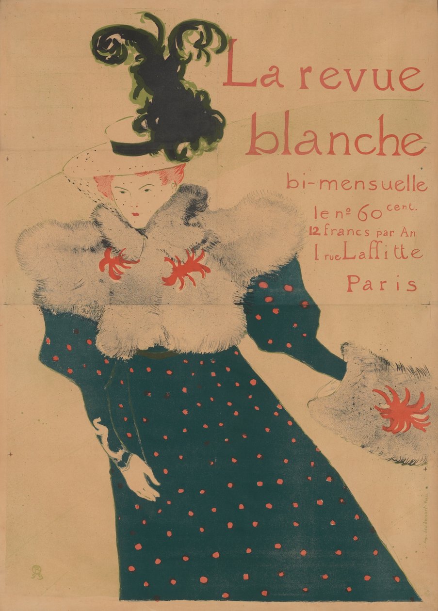 Det hvide blad af Henri de Toulouse Lautrec