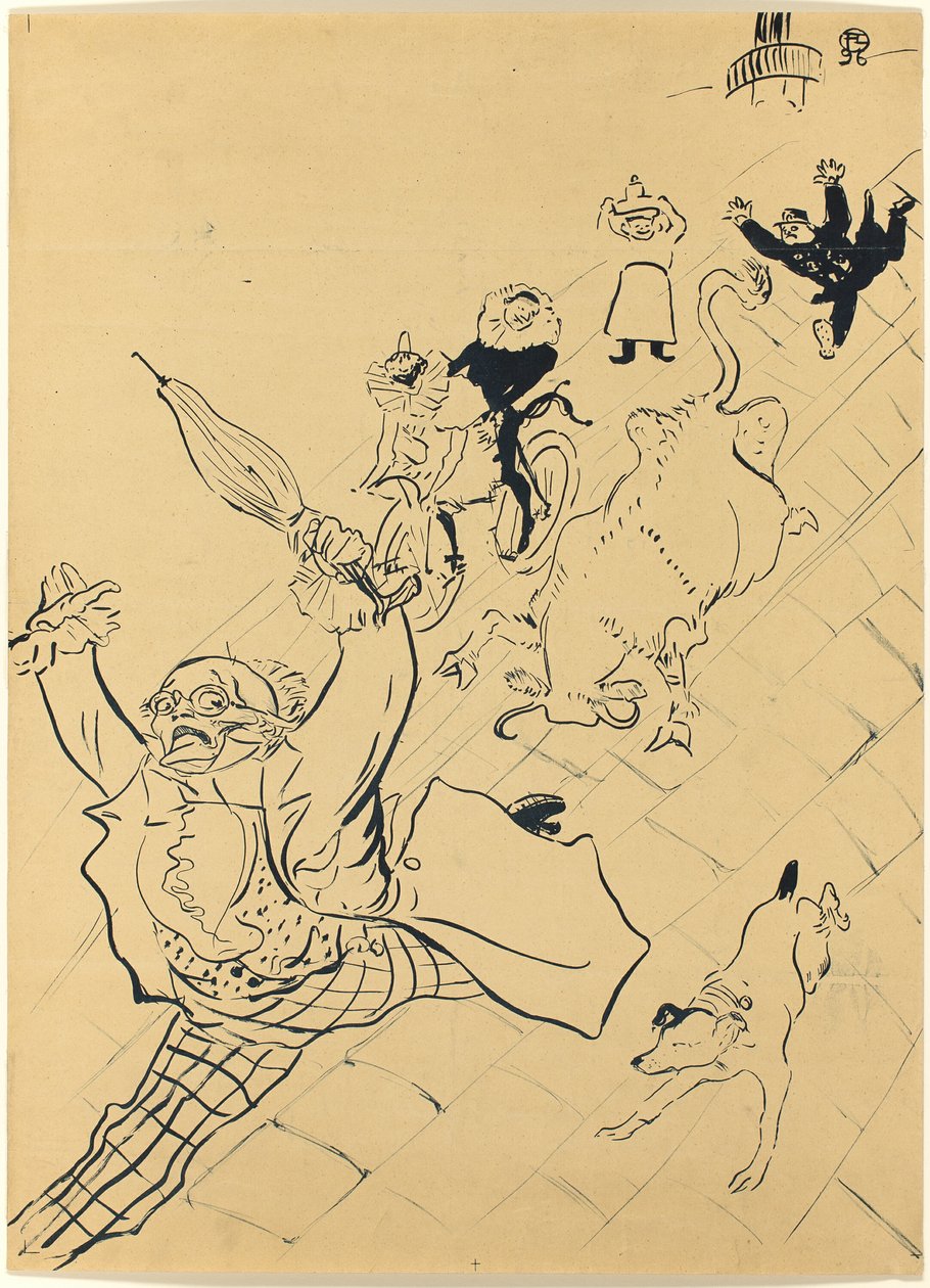 Den vrede ko af Henri de Toulouse Lautrec