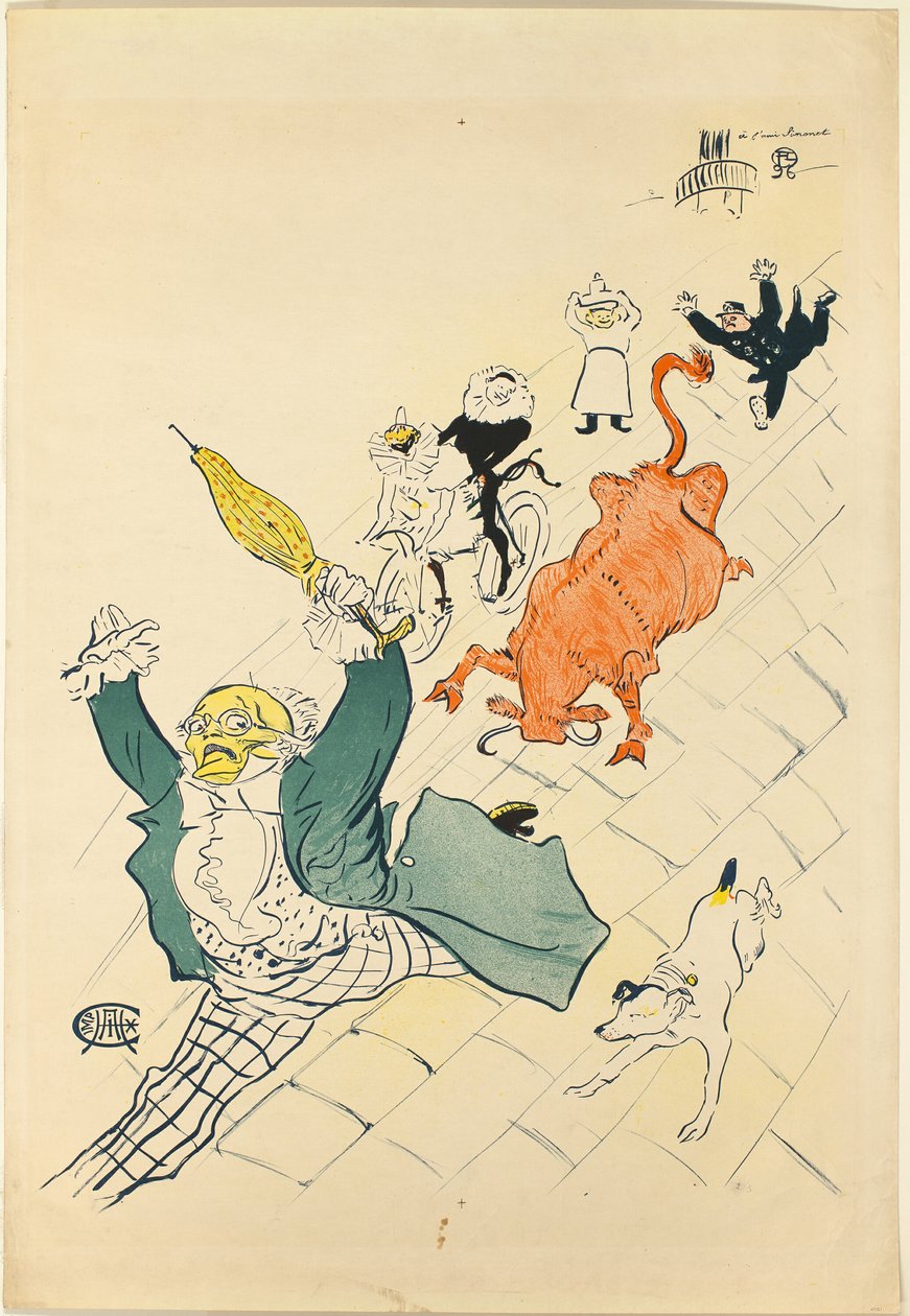 Den vrede ko af Henri de Toulouse Lautrec