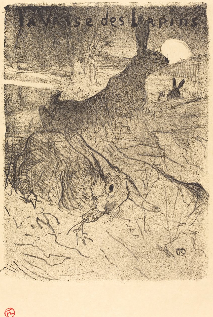 Kaninernes vals af Henri de Toulouse Lautrec