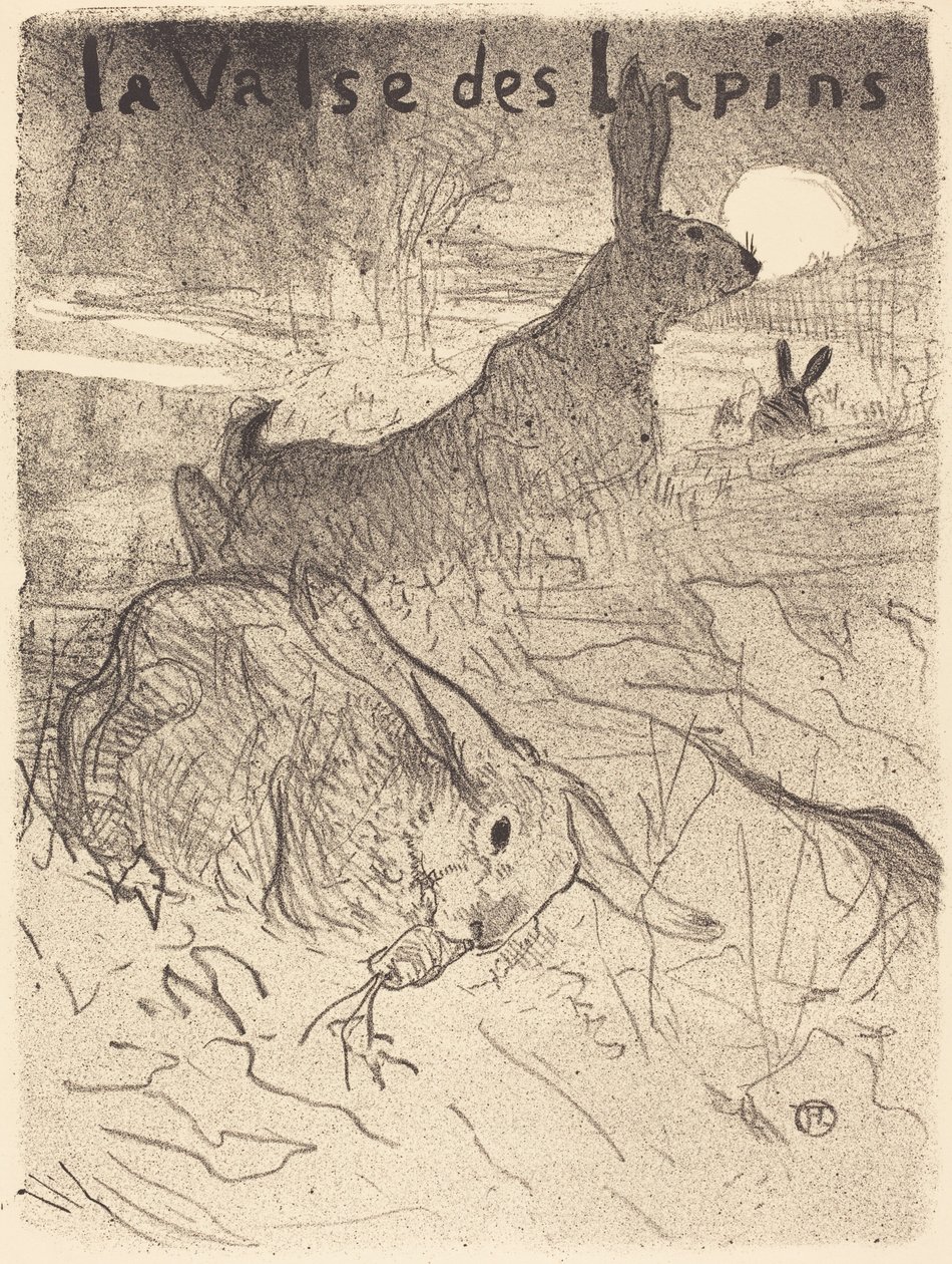Kaninernes vals, 1895. af Henri de Toulouse Lautrec
