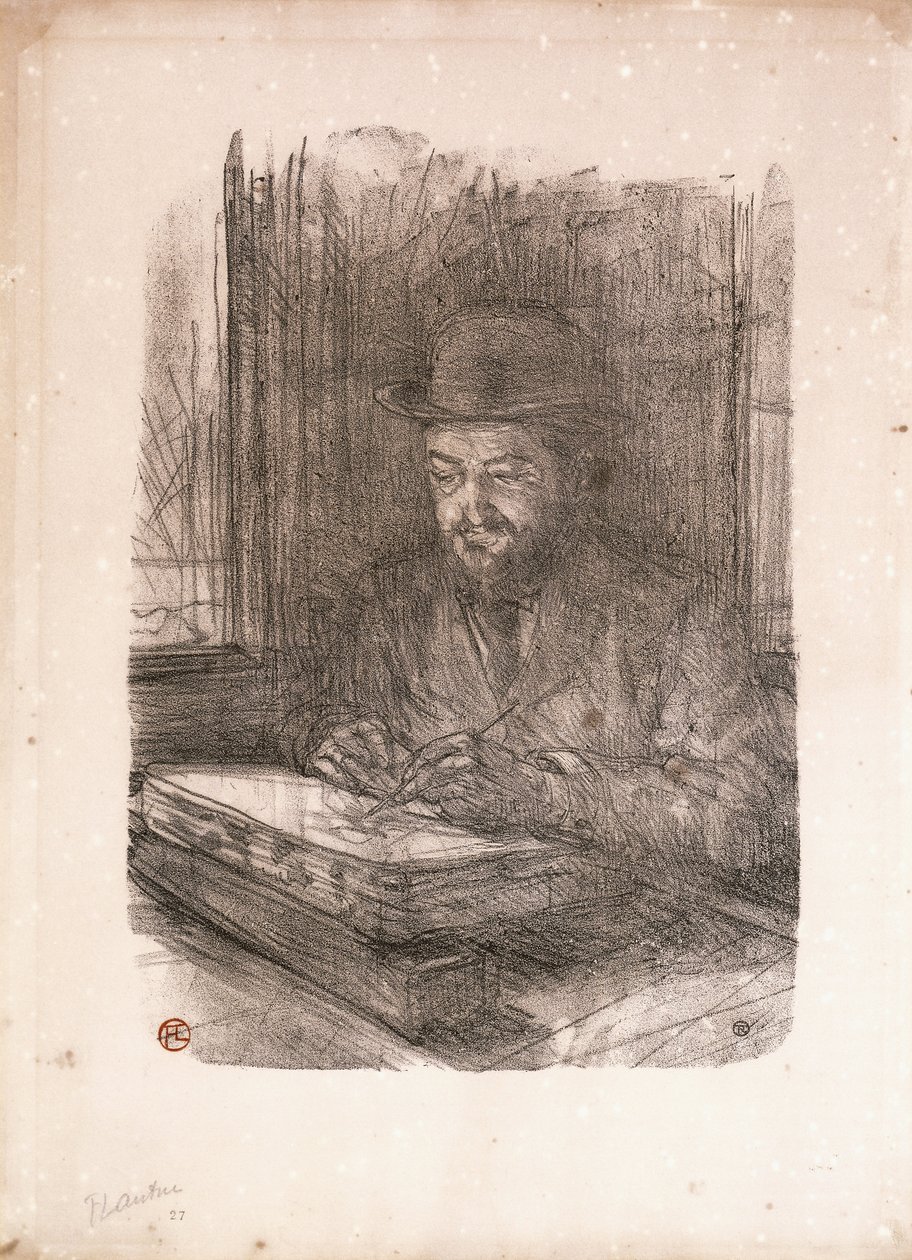 Den gode gravør, Adolphe Albert, 1898 af Henri de Toulouse Lautrec