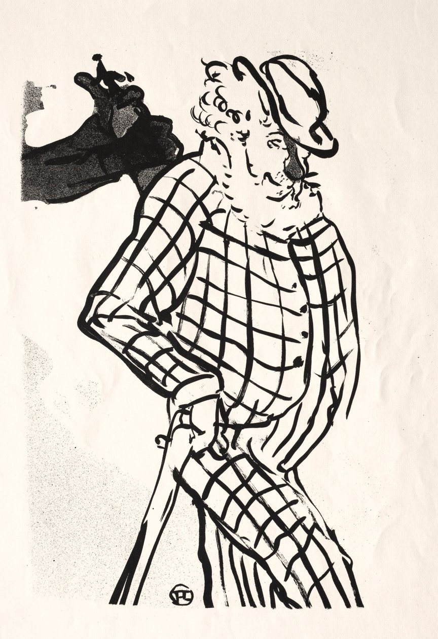 Café-koncerten: American Singer, 1893. af Henri de Toulouse Lautrec