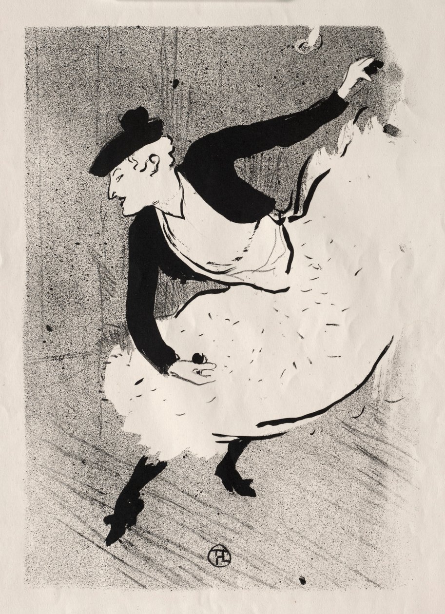Le Café-koncert: Edmée Lescot af Henri de Toulouse Lautrec