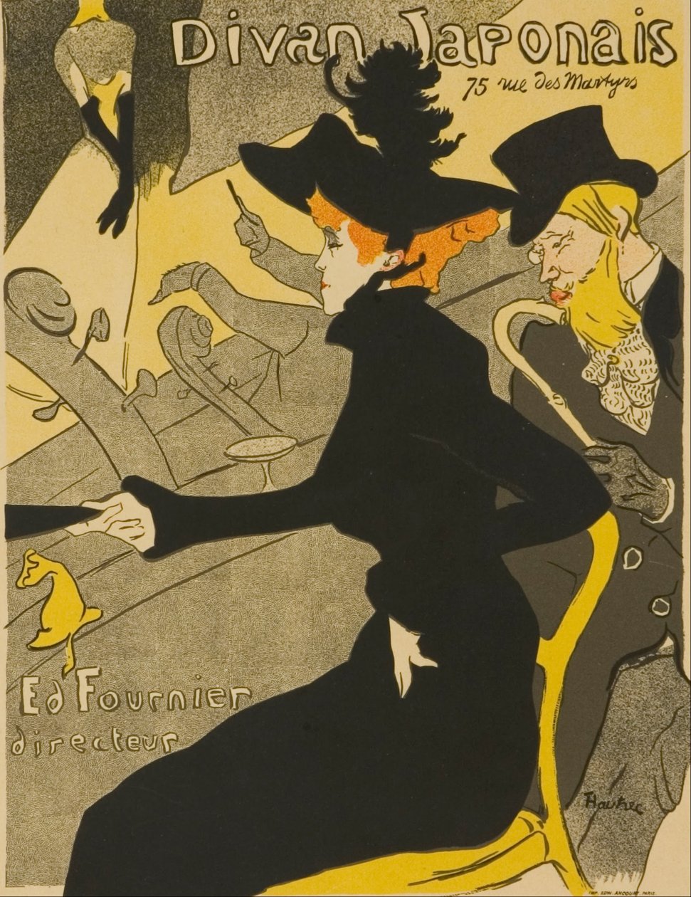 Den japanske divan af Henri de Toulouse Lautrec