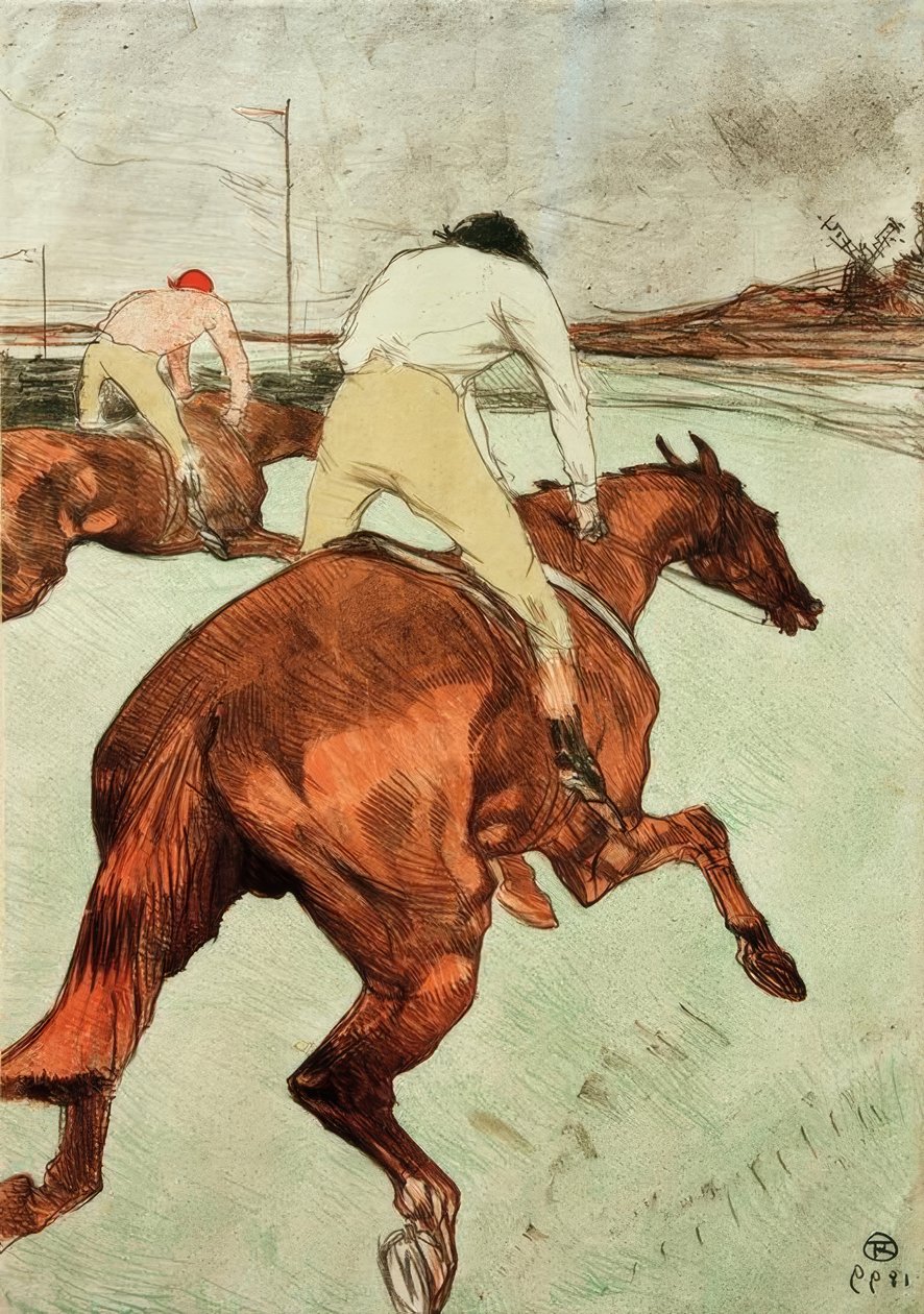 Jockeyen af Henri de Toulouse Lautrec