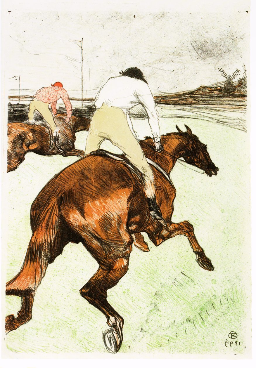 Jockeyen, 1899 af Henri de Toulouse Lautrec