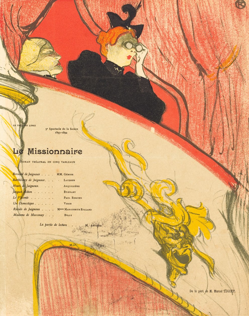 Missionæren, 1894. af Henri de Toulouse Lautrec