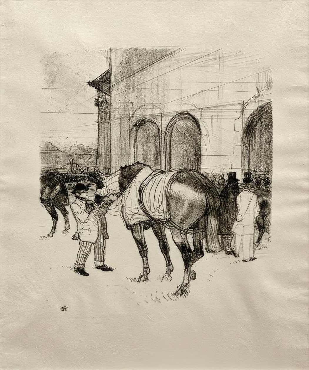 Paddock af Henri de Toulouse Lautrec