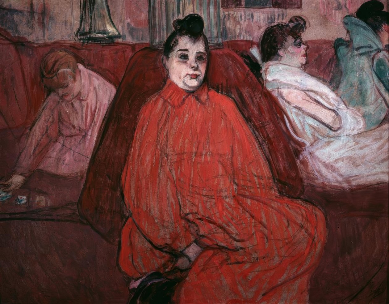 Sofaen (sofaen) af Henri de Toulouse Lautrec