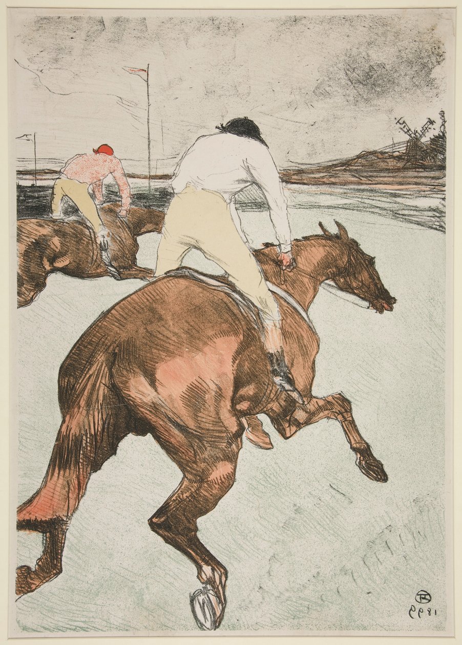 jockeyen af Henri de Toulouse Lautrec