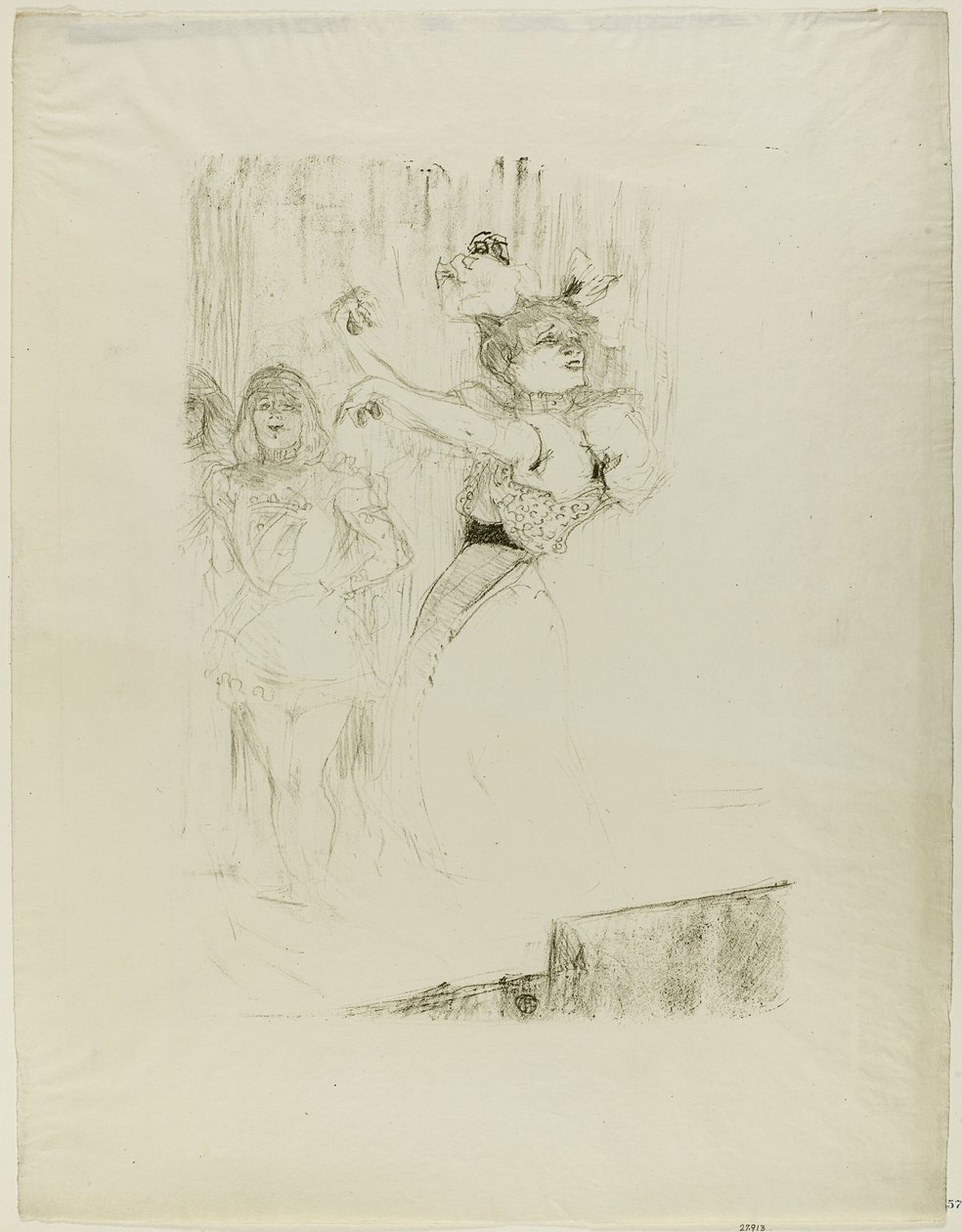 Långiver Danser Boleroen i Chilpéric af Henri de Toulouse Lautrec