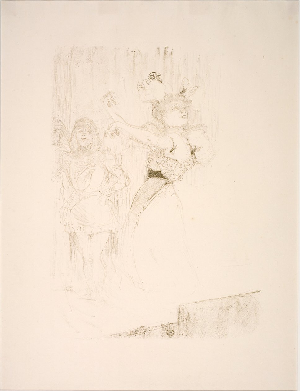 Långiver danser Pas du Boléro, i Chilpéric af Henri de Toulouse Lautrec