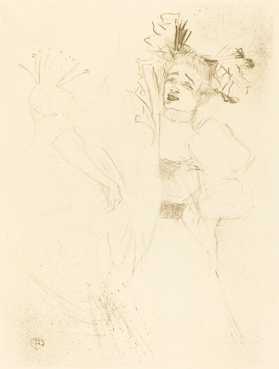 Lender Full Face i "Chilperic" (Lender de face dans "Chilpéric") af Henri de Toulouse Lautrec