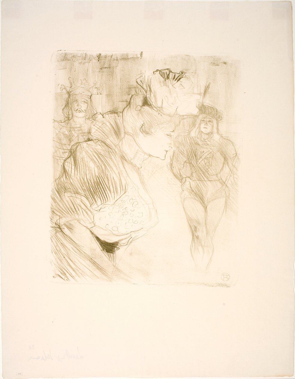 Långiver hilser af Henri de Toulouse Lautrec