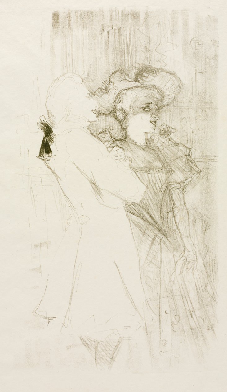 Lender og Auguez i "The Song of Fortune" af Henri de Toulouse Lautrec