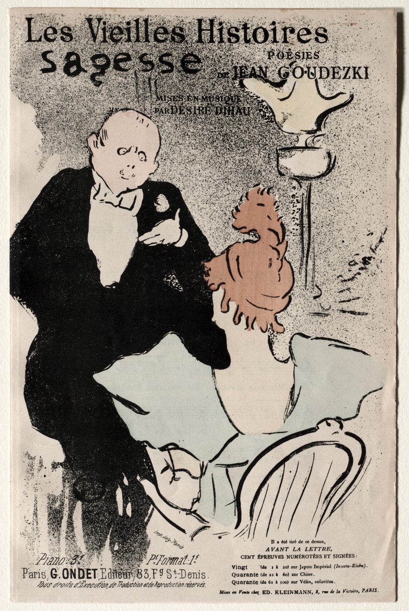 De gamle historier: visdom af Henri de Toulouse Lautrec