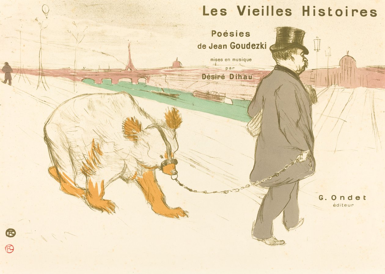 Gamle historier (cover/frontispice) af Henri de Toulouse Lautrec