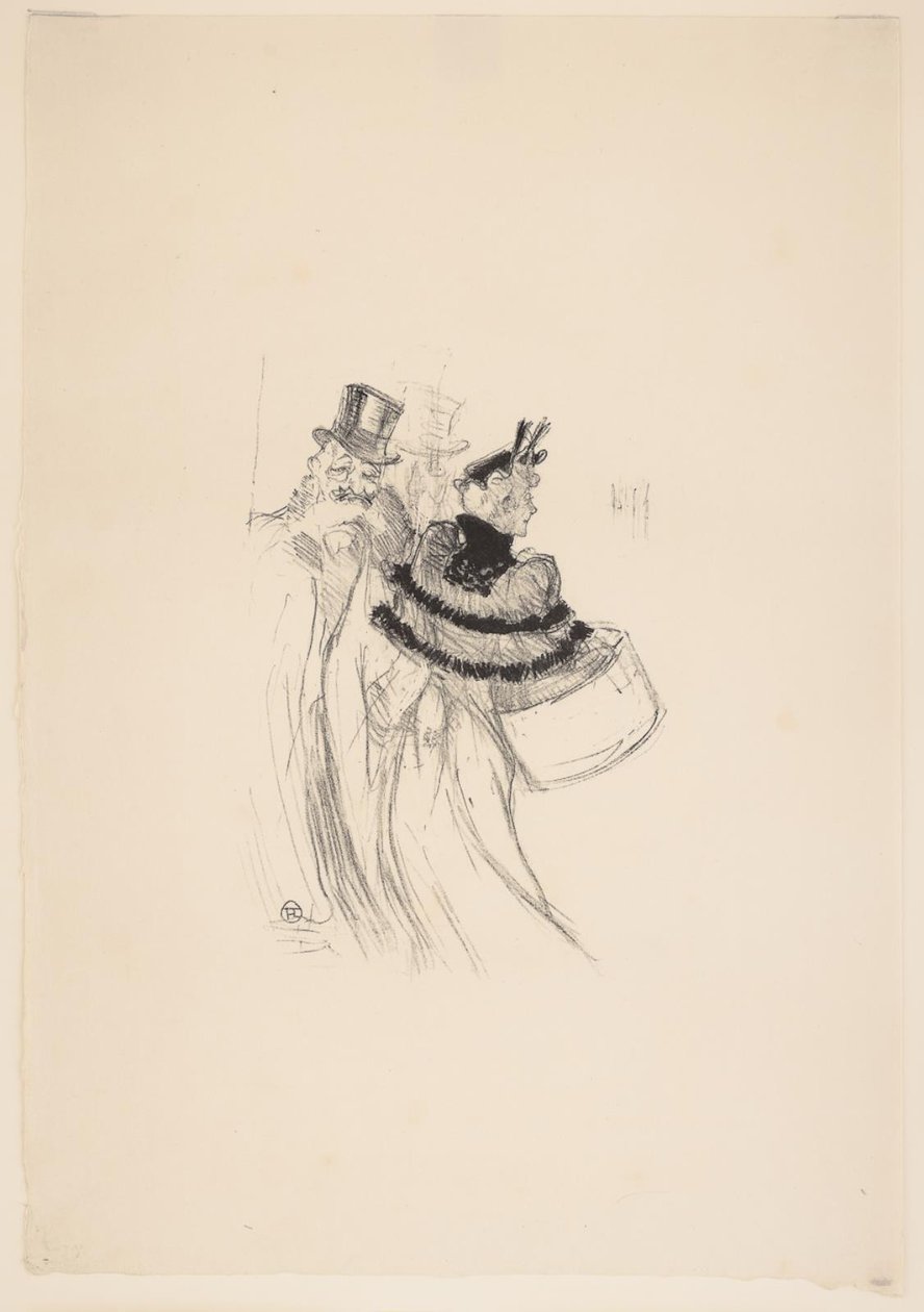 De gamle herrer af Henri de Toulouse Lautrec