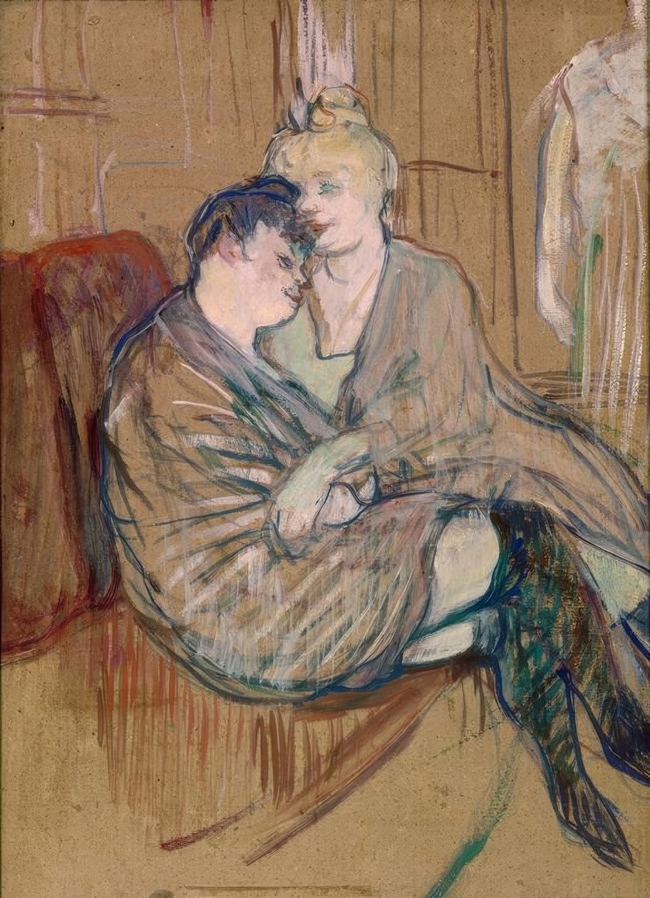 De to venner af Henri de Toulouse Lautrec