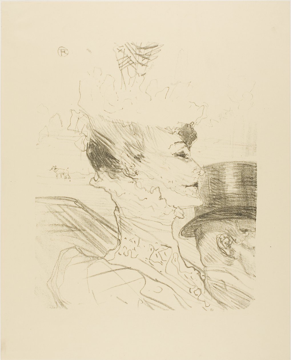 Louise Balthy, fra Treize Lithographies af Henri de Toulouse Lautrec
