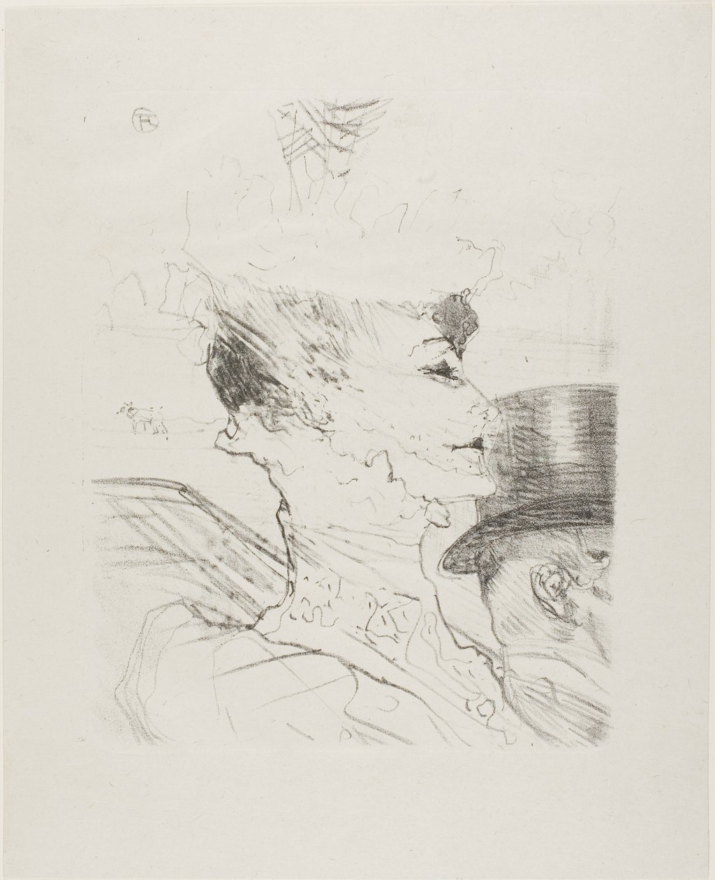 Louise Balthy, fra Treize Lithographies af Henri de Toulouse Lautrec