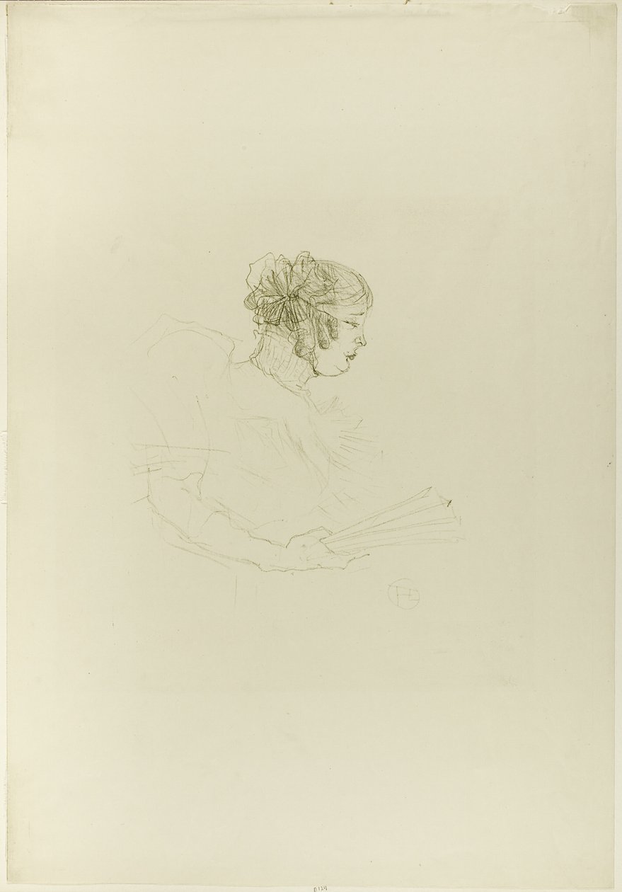 Luce Myrès, i profil af Henri de Toulouse Lautrec