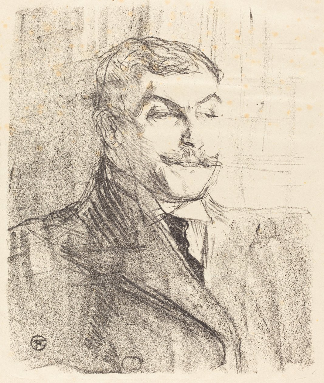 Lucien Guitry, 1896. af Henri de Toulouse Lautrec