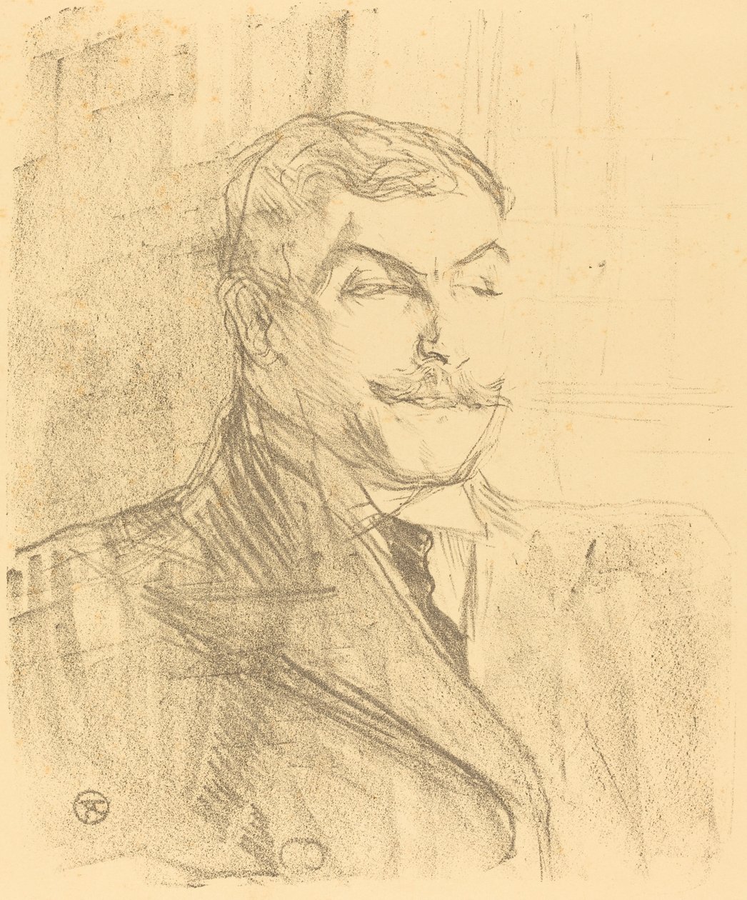 Lucien Guitry, 1896. af Henri de Toulouse Lautrec