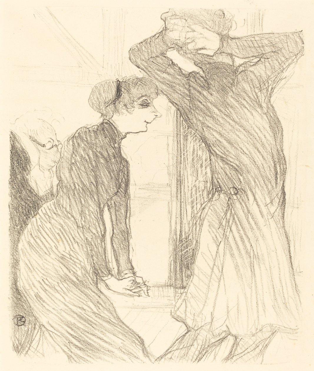 Lugne Poe og Baldy i "Above Human Forces" (Lugne Poe og Baldy i "Beyond Human Forces") af Henri de Toulouse Lautrec