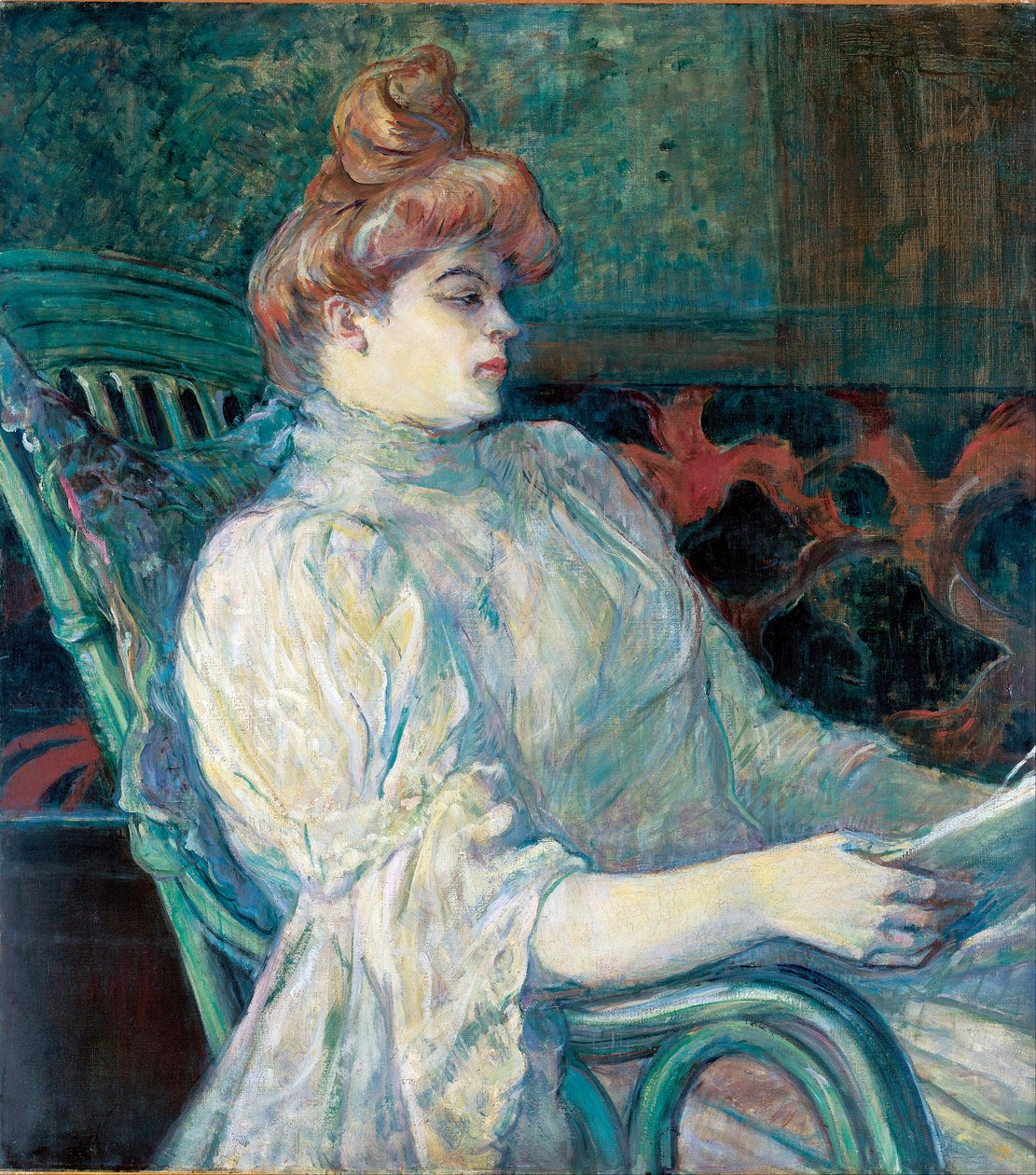 Madame Marthe X. i Bordeaux af Toulouse Lautrec, Henri, de (1864-1901) af Henri de Toulouse Lautrec