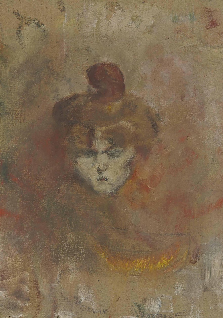Madame Misia Natanson, 1898. af Henri de Toulouse Lautrec