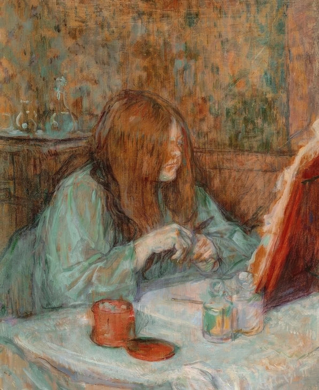 Madame Poupoule ved hendes toilet af Henri de Toulouse Lautrec
