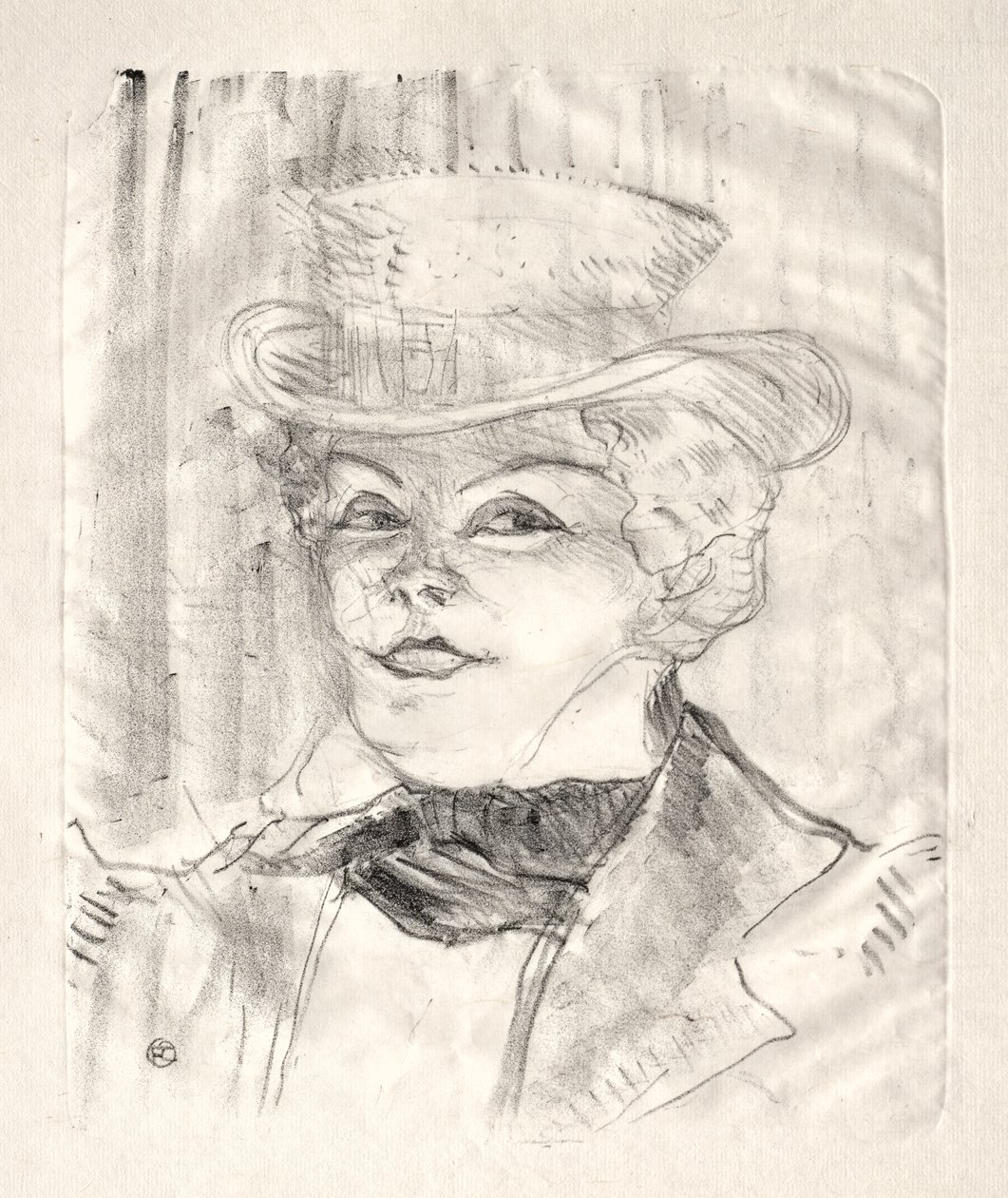 Madame Rejane af Henri de Toulouse Lautrec